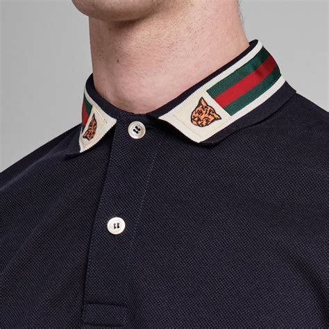 gucci men's collared shirt